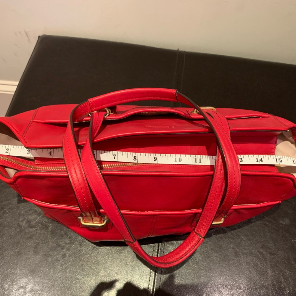 ❤️COACH❤️LEATHER CARRYALL. GORGEOUS!!! - Picture 14 of 15